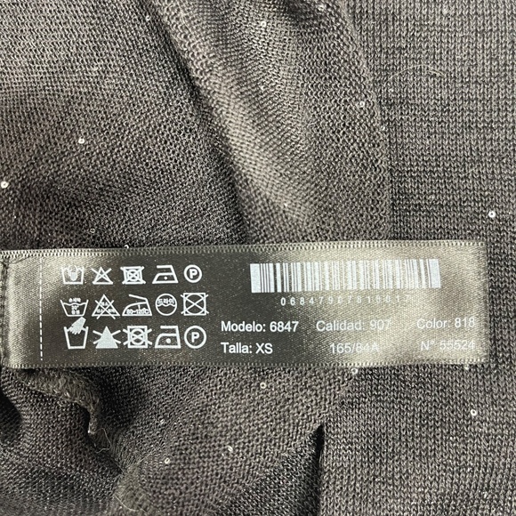 Massimo Dutti Velicine Black Lightweight Sweater - Size XS - NEW. - Picture 10 of 13